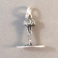 Load image into Gallery viewer, OLD FAITHFUL GEYSER 3-D .925 Sterling Silver Charm Pendant Yellowstone National Park WY pm57