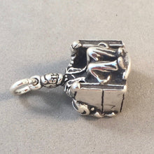 Load image into Gallery viewer, LINCOLN MEMORIAL 3-D Heavy .925 Sterling Silver Charm Pendant Landmark Washington DC Travel pm39