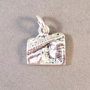 SWING ALONG BRIDGE .925 Sterling Silver Charm Pendant Lookout Mountain Rock City TN tu21