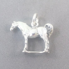 Load image into Gallery viewer, ARABIAN HORSE .925 Sterling Silver Charm Pendant Mare Stallion Equestrian Dressage Cowboy AN40