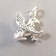 Load image into Gallery viewer, GRIFFIN .925 Sterling Silver 3-D Charm Pendant Lion Eagle Travel Greek Mythology Gryphon my04