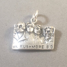 Load image into Gallery viewer, MOUNT RUSHMORE Sterling Silver Charm Pendant Mt. National Memorial Monument Presidents SD pm13