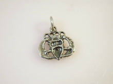 Load image into Gallery viewer, CLADDAGH .925 Sterling Silver Charm Pendant Celtic Galway Ireland Crown Heart Hands TB65