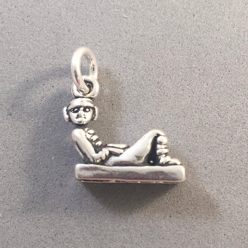 MAYAN GOD of Rain CHAAC .925 Sterling Silver 3-D Charm Pendant Chitcen Itza Yucatan Mexico TM31