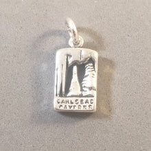 Load image into Gallery viewer, CARLSBAD CAVERNS .925 Sterling Silver 3-D Charm Pendant National Park New Mexico Caves Travel pm03