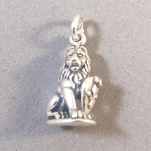 Load image into Gallery viewer, MARZOCCO LION .925 Sterling Silver 3-D Charm Pendant Florence Italy piazza della signoria ti37