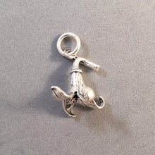 Load image into Gallery viewer, BLUEBELL FLOWER .925 Sterling Silver 3-D Charm Pendant Blossom Snowdrop Trumpet Lily Scilla ga37