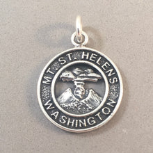 Load image into Gallery viewer, Sale! MT. ST. HELENS .925 Sterling Silver Charm Pendant Washington National Monument Park Volcano pm101