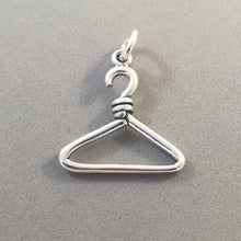 Load image into Gallery viewer, CLOTHING HANGER .925 Sterling Silver Charm Pendant Coat Dress Top Fashion Clothes Wire du24