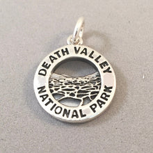 Load image into Gallery viewer, DEATH VALLEY National Park .925 Sterling Silver Charm Pendant CA Badwater Basin Salt Flat np62