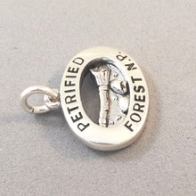 Load image into Gallery viewer, PETRIFIED FOREST National Park Charm .925 Sterling Silver Charm Pendant Long Logs Arizona np69