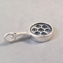 Load image into Gallery viewer, POFFERTJES PAN .925 Sterling Silver 3-D Charm Pendant Escargot Dish Holland Netherlands KT50