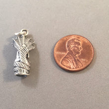 Load image into Gallery viewer, NAGA BUDDHA .925 Sterling Silver 3-D Charm Pendant Seven Headed Serpent Snake King Saturday fa08