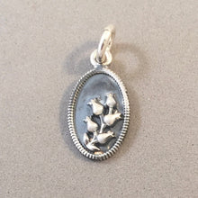 Load image into Gallery viewer, HEATHER FLOWERS .925 Sterling Silver Charm Pendant Ireland Scotland Iceland Scandinavia Europe ga22