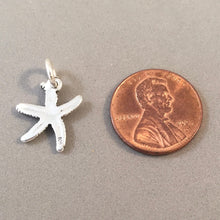 Load image into Gallery viewer, BRITTLE STAR .925 Sterling Silver Charm Pendant Starfish Sea Star Tide Pool Beach Sea Ocean nt63