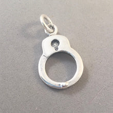 Load image into Gallery viewer, Sale! HANDCUFF .925 Sterling Silver 3-D Charm Pendant Police Sheriff Law Enforcement SL37N