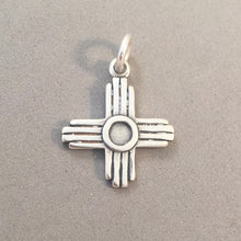 Load image into Gallery viewer, ZIA SYMBOL .925 Sterling Silver Charm Pendant New Mexico Pueblo Pottery Travel Places Tourist  tw20