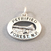 Load image into Gallery viewer, PETRIFIED FOREST National Park Charm .925 Sterling Silver Charm Pendant Long Logs Arizona np69