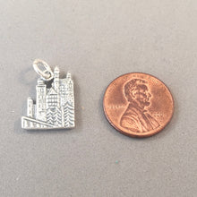 Load image into Gallery viewer, NEUSCHWANSTEIN CASTLE .925 Sterling Silver 3-D Charm Pendant Fussen Germany Bavaria Munich tg09