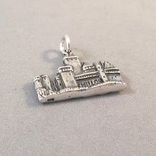 Load image into Gallery viewer, CHILLON CASTLE 3-D .925 Sterling Silver Charm Pendant Lake Geneva Switzerland Europe Nw ts11