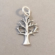 Load image into Gallery viewer, WINTER TREE .925 Sterling Silver Charm Pendant Dead Garden Branches Maple Oak Haunted Forest ga34