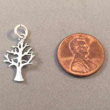 Load image into Gallery viewer, WINTER TREE .925 Sterling Silver Charm Pendant Dead Garden Branches Maple Oak Haunted Forest ga34