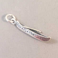 Load image into Gallery viewer, CANOE with OAR .925 Sterling Silver 3-D Charm Pendant Native American Indian Boat NT05