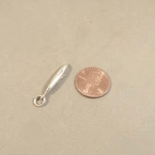 Load image into Gallery viewer, CANOE with OAR .925 Sterling Silver 3-D Charm Pendant Native American Indian Boat NT05