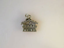 Load image into Gallery viewer, CHALET .925 Sterling Silver 3-D Charm Pendant Swiss Alps Bavaria Winter Ski Lodge Mountain ts10