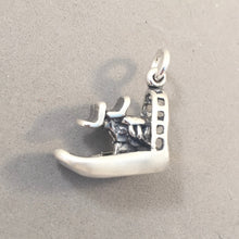 Load image into Gallery viewer, AIRBOAT .925 Sterling Silver Charm Pendant Florida Everglades National Park Alligator Crocodile nt73