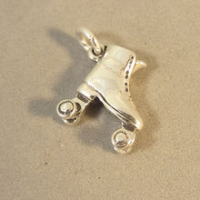 Load image into Gallery viewer, ROLLER SKATE .925 Sterling Silver 3-D Charm Pendant Derby Rink New sp16