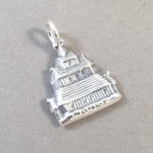 Load image into Gallery viewer, NORGE STAVE CHURCH .925 Sterling Silver Charm Pendant Norway Building House tn05