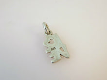 Load image into Gallery viewer, LOVE with HEART .925 Sterling Silver Charm Pendant Word Symbol CL01