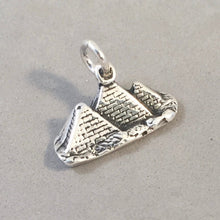 Load image into Gallery viewer, PYRAMIDS OF GIZA .925 Sterling Silver 3-D Charm Pendant Egypt Ancient Monument Travel Egyptian tz14