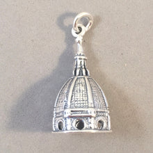 Load image into Gallery viewer, FLORENCE CATHEDRAL DOME .925 Sterling Silver 3-D Charm Pendant Italy Brunelleschi Souvenir ti05