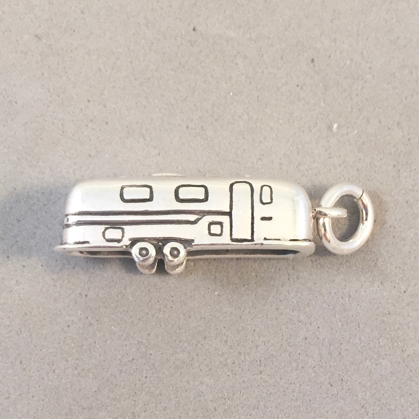 Vintage RV Motorhome Sterling Silver top Jewelry Charm