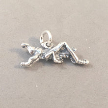 Load image into Gallery viewer, GRASSHOPPER .925 Sterling Silver 3-D Charm Pendant Garden Insect Bug BI17