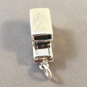 TRUCK CAMPER .925 Sterling Silver 3-D Charm Pendant Pickup Trailer Motorhome RV vh04