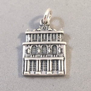 Chateau VERSAILLES .925 Sterling Silver Charm Pendant Palace Paris France Travel Souvenir tf08