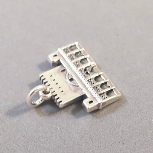 ALHAMBRA .925 Sterling Silver Charm Pendant Granada Andalusia Spain Fortress Travel Souvenir tp06