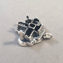 Load image into Gallery viewer, ROCK Of CASHEL .925 Sterling Silver Charm Pendant Ireland St. Patrick&#39;s Abbey Souvenir tb08