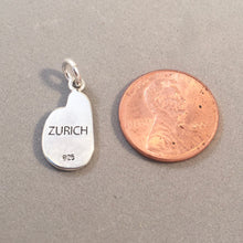 Load image into Gallery viewer, ZURICH .925 Sterling Silver 3-D Charm Pendant Grossmuenster Church Switzerland Souvenir  ts05