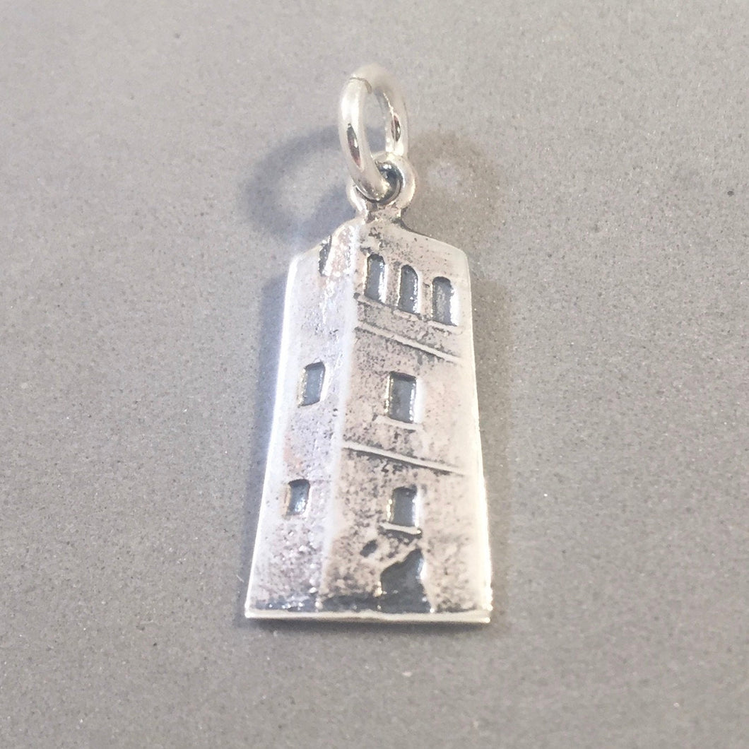 PANAMA VIEJO .925 Sterling Silver Charm Pendant Torre Tower Old City Ruins Souvenir tm12