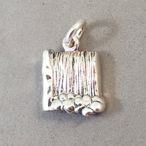 WATERFALL Charm .925 Sterling Silver National Park Falls Travel GA62