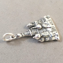 Load image into Gallery viewer, SAINT BASIL&#39;S CATHEDRAL .925 Sterling Silver 3-D Charm Pendant Moscow Moskau Russia Souvenir te14