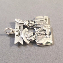 Load image into Gallery viewer, LITTLE BIGHORN Large .925 Sterling Silver Charm Pendant Battle of Sitting Bull Custer National Monument pm51