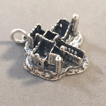 Load image into Gallery viewer, ROCK Of CASHEL .925 Sterling Silver Charm Pendant Ireland St. Patrick&#39;s Abbey Souvenir tb08