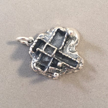 Load image into Gallery viewer, ROCK Of CASHEL .925 Sterling Silver Charm Pendant Ireland St. Patrick&#39;s Abbey Souvenir tb08