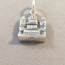 Load image into Gallery viewer, SAINT PAULS CATHEDRAL .925 Sterling Silver 3-D Charm Pendant UK London Souvenir tb11