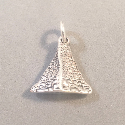 CHIMNEY TOPS .925 Sterling Silver Charm Pendant Great Smoky Mountains The Loop National Park pm49